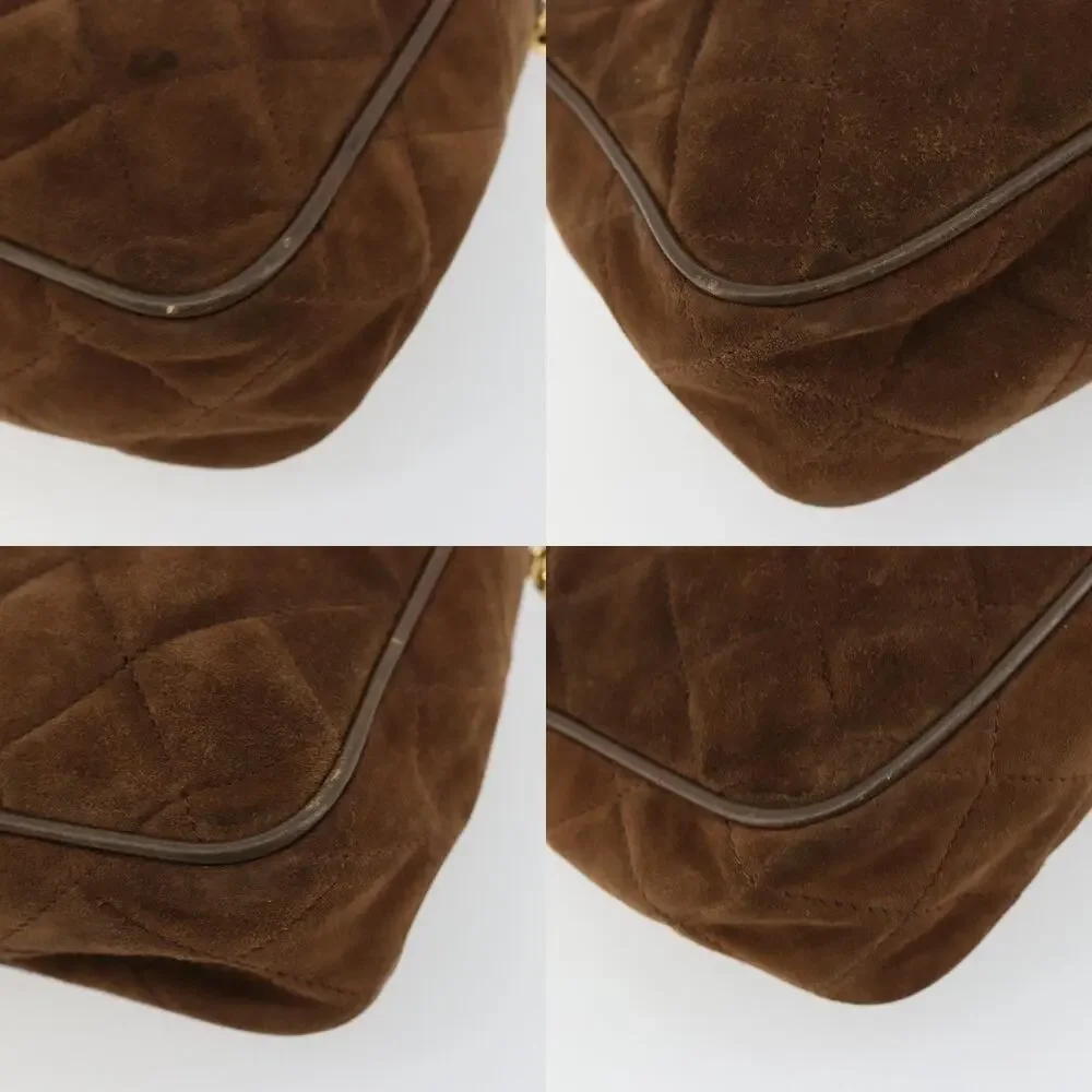 Chanel Matelasse Chain Shoulder Bag Brown